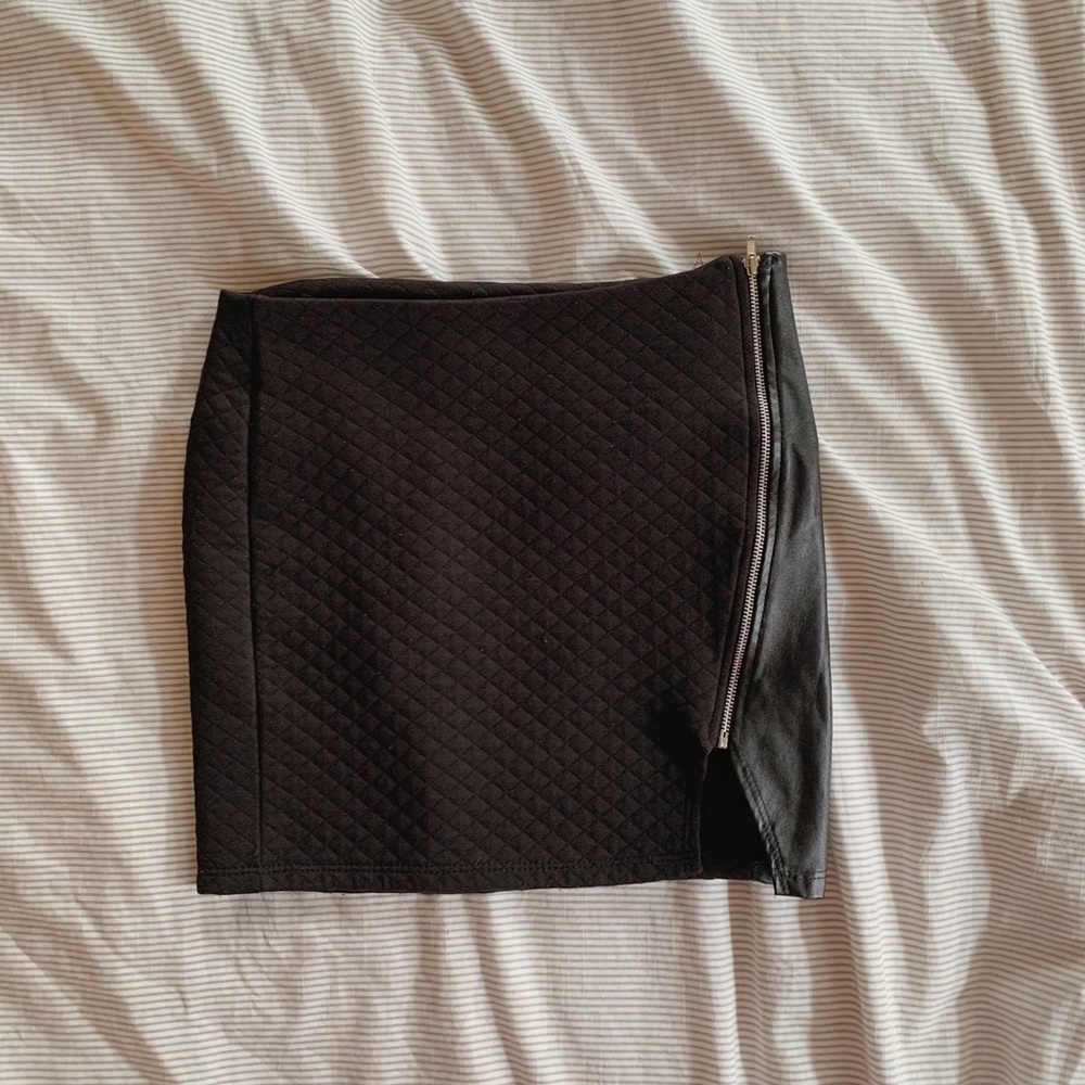 Quilted Mini Skirt